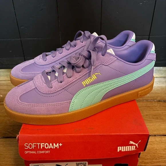 Puma Lavender and Mint Sneakers - Picture 1 of 5
